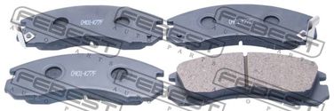 Febest 0401-K77F Колодки тормозные | перед прав/лев | - 1