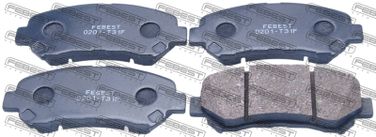 Febest 0201-T31F Колодки тормозные | перед прав/лев | - 2