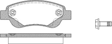 Stellox 1188 000-SX Колодки дисковые п. Toyota Aygo 05> | перед | - 1