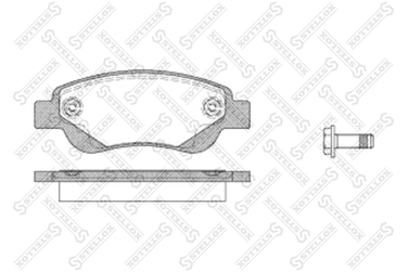Stellox 1188 000-SX Колодки дисковые п. Toyota Aygo 05> | перед | - 2