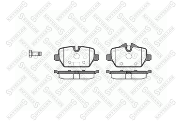 Stellox 1143 000-SX Колодки дисковые з. BMW E87 1.6/1.8d 04> | зад | - 3