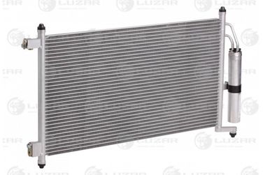 Luzar LRAC 14AX Радиатор кондиц. с ресивером для а/м Nissan Note (06-)/Tiida (04-)/Juke (10-) - 1
