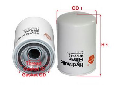 Sakura HC7913 Фильтр гидравлический HCV - 1