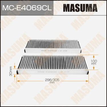 Masuma MC-E4069CL Фильтр салона Угольный - 1