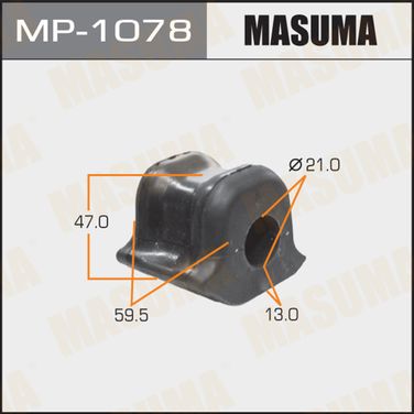 Masuma MP1078 Втулка стабилизатора передней подвески | лев | - 1