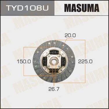 Masuma TYD108U Диск сцепления - 1