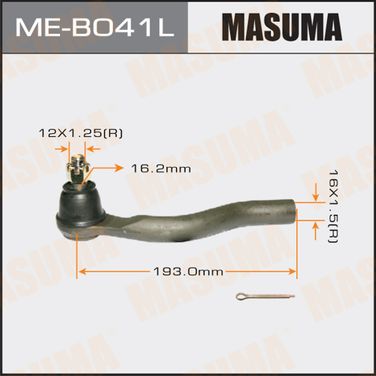 Masuma ME-B041L Наконечник рулевой тяги - 1