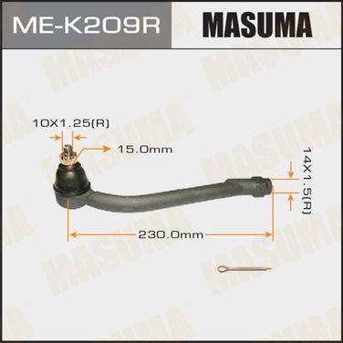Masuma ME-K209R Наконечник рулевой тяги | прав | - 1