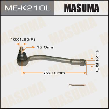 Masuma ME-K210L Наконечник рулевой тяги | лев | - 1