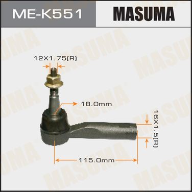 Masuma ME-K551 Наконечник рулевой тяги | прав/лев | - 1