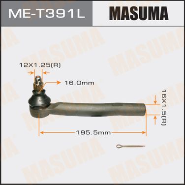 Masuma ME-T391L Наконечник рулевой тяги - 1