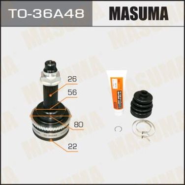 Masuma TO-36A48 Шрус внешний | перед лев | - 1