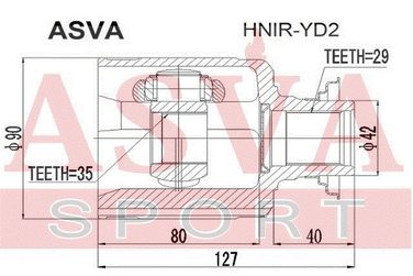 Asva HNIR-YD2 Шрус внутренний (OEM-исполнение) | перед прав | - 2
