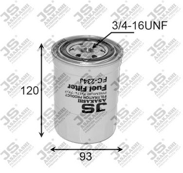 JS Asakashi FC234J Фильтр топливный - 1