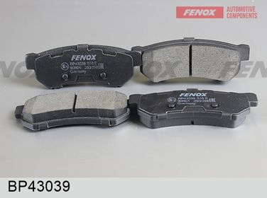 Fenox BP43039 Колодки тормозные дисковые | зад прав/лев | - 3