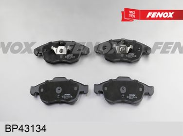 Fenox BP43134 Колодки тормозные дисковые | перед прав/лев | - 2