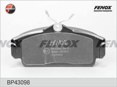 Fenox BP43098 Колодки тормозные дисковые | перед прав/лев | - 1