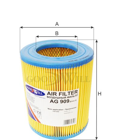 GoodWill AG 909 Фильтр воздушный - 2