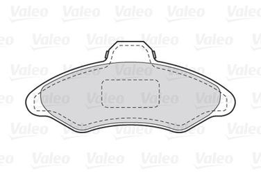 Valeo 301172 Колодки тормозные дисковые | перед | - 1
