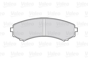 Valeo 301518 Колодки тормозные дисковые | перед | - 1