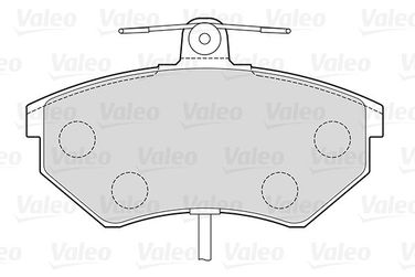 Valeo 301484 Колодки тормозные дисковые | Перед | - 1