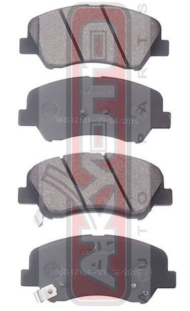 Akyoto AKD-12101 Колодки тормозные дисковые передние - 1