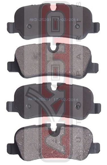 Akyoto AKD-25201 Колодки тормозные дисковые задние - 1