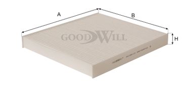 GoodWill AG 383 CF Фильтр салона - 2