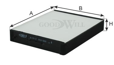 GoodWill AG 579 CF Фильтр салона - 2