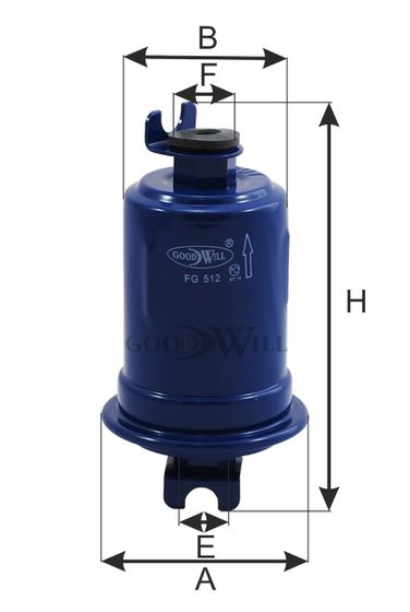 GoodWill FG 512 Фильтр топливный - 2