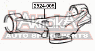 Asva 2524-005 Рычаг подвески | перед прав | - 1