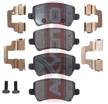 Akyoto AKD-17201 Колодки тормозные дисковые передние - 1