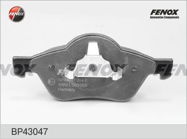 Fenox BP43047 Колодки тормозные дисковые | перед прав/лев | - 1
