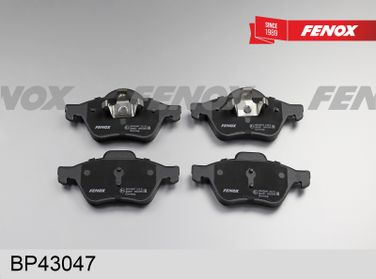Fenox BP43047 Колодки тормозные дисковые | перед прав/лев | - 2