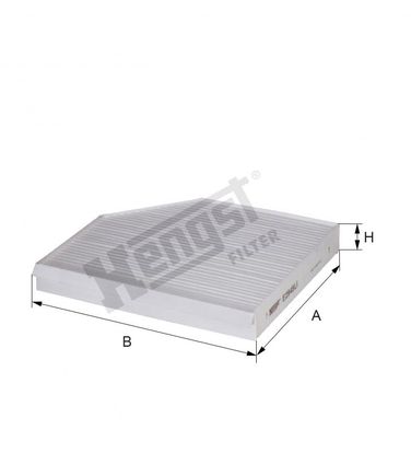 Hengst E3919LC Фильтр салона угольный - 2