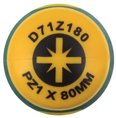 JONNESWAY D71Z180 Отвертка anti-slip grip Pozidriv ® PZ1 5x80x190 мм. - 2