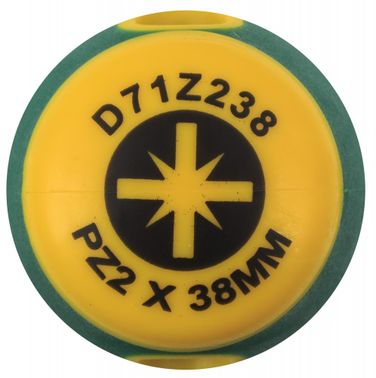 JONNESWAY D71Z238 Отвертка anti-slip grip Pozidriv ® PZ2 6x38x94 мм. - 2
