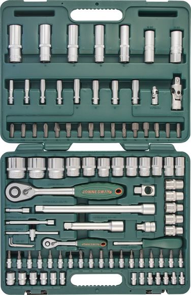 JONNESWAY S04H52494S Набор торцевых головок 14 DR 4-14 мм и 12 DR 10-32 мм, 94 предмета - 2