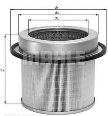 Knecht LX 671 Снят с производства Фильтр Воздушный - 2