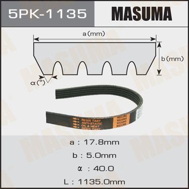 Masuma 5PK1135 Ремень поликлиновый - 1