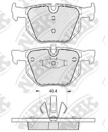 NIBK PN0092 Снят, замена pn0092w Колодки тормозные дисковые | зад | - 2