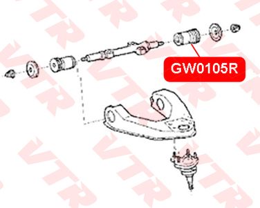 VTR GW0105R Сайлентблок верхнего рычага передней подвески - 2
