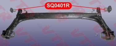 VTR SQ0401R Сайлентблок задней балки(малый) - 2