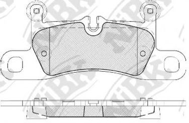 NIBK PN0565 Колодки тормозные дисковые | зад | - 2