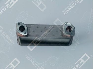 OE GERMANY 011820400000 Радиатор масляный MB om441 - om442 10 рёбер охлаждения - 2