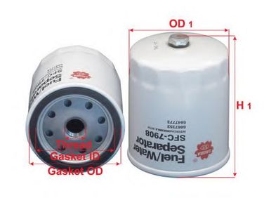 Sakura SFC7908 Фильтр топливный HCV - 1