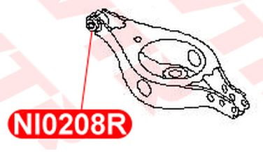 VTR NI0208R Сайлентблок рычага задней подвески - 2