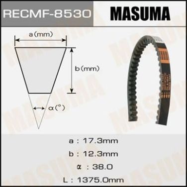 Masuma 8530 Ремень клиновый masuma рк.8530 17х1384 мм - 1