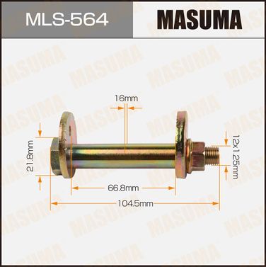 Masuma MLS564 Болт регулировки развала колёс - 1