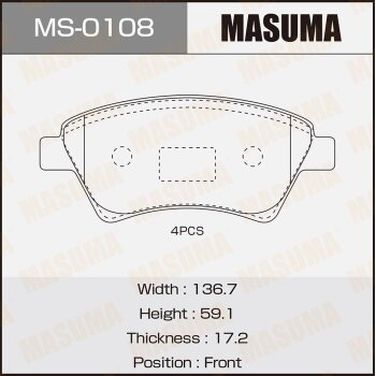 Masuma MS0108 Деталь | перед | - 1